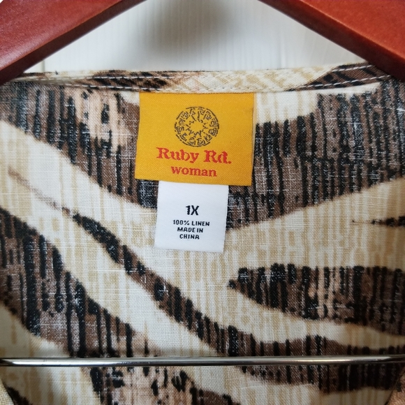 Ruby Rd Linen Jacket - Picture 4 of 4